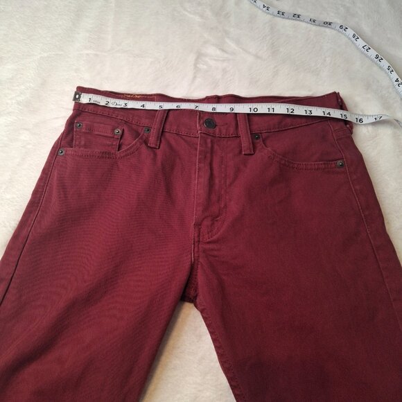 Levis 513 Mens Slim Straight Pants Jeans Sz 29 X 30 5 Pocket Open Brown Western - Picture 12 of 15